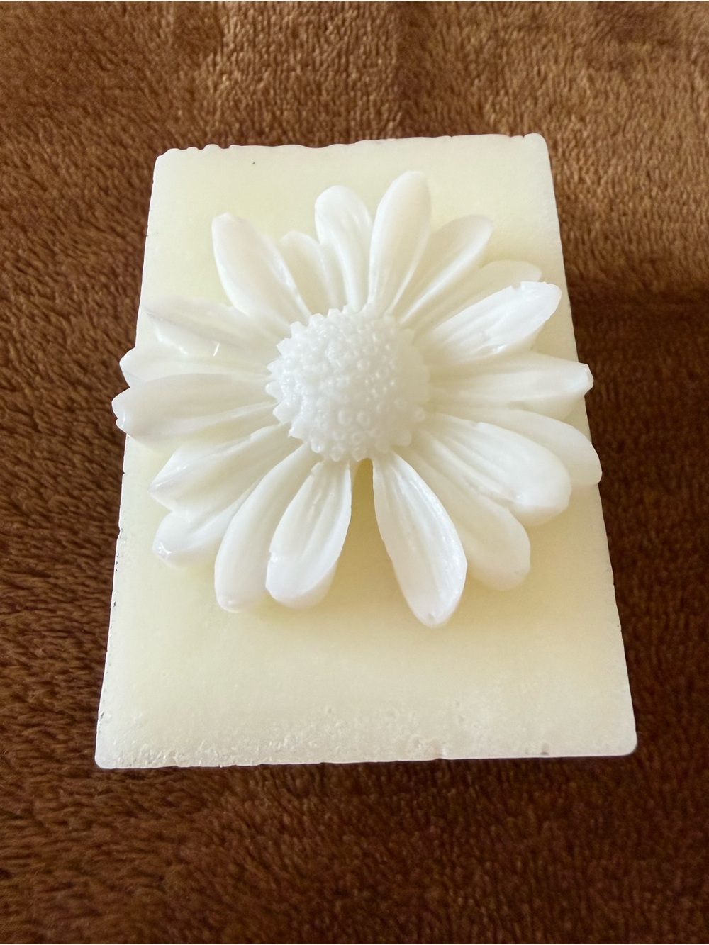 White Daisy Floral Wax Sachet - Home Accents